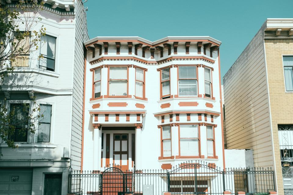 A restored terrace house